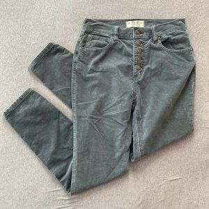 We The Free Corduroy Button Fly Pants | Size 26